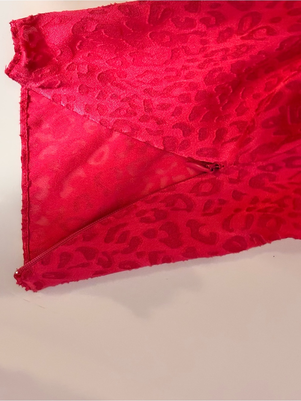 Ronny Kobo "Astor" Ruched Satin-Jacquard Blouse, size L. - Picture 6 of 6